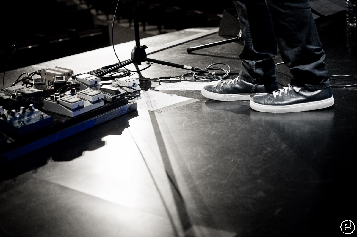 Sanctus Real behind the scenes preparing for their New Years Eve show at CedarCreek on December 31, 2010