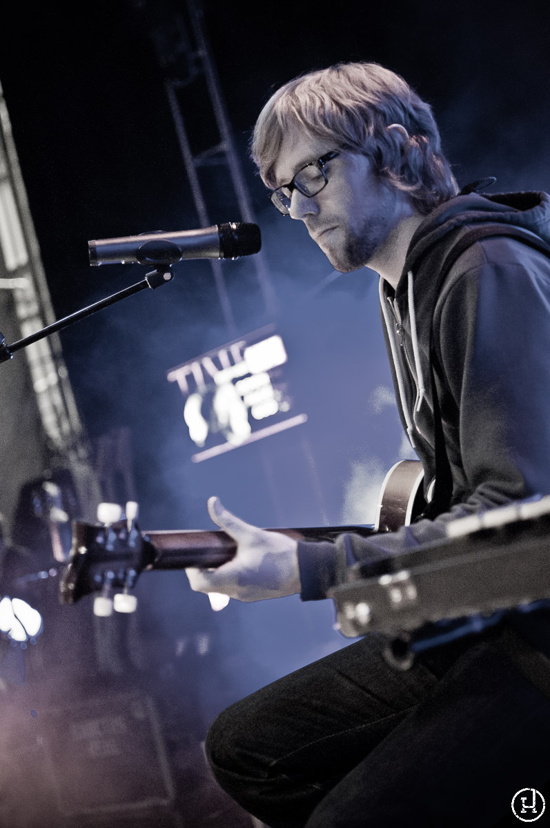 Sanctus Real behind the scenes preparing for their New Years Eve show at CedarCreek on December 31, 2010