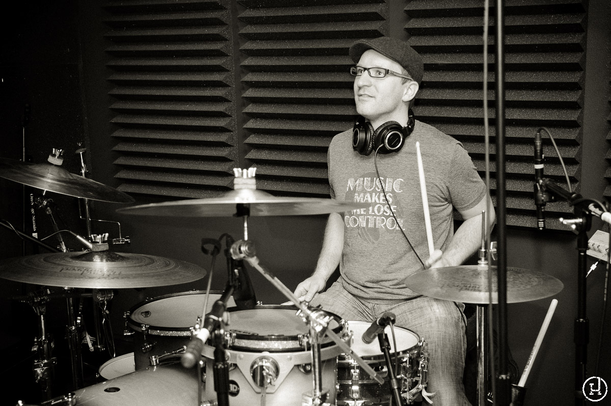 Sanctus Real recording demos at MadSam Studios for their upcoming album Run