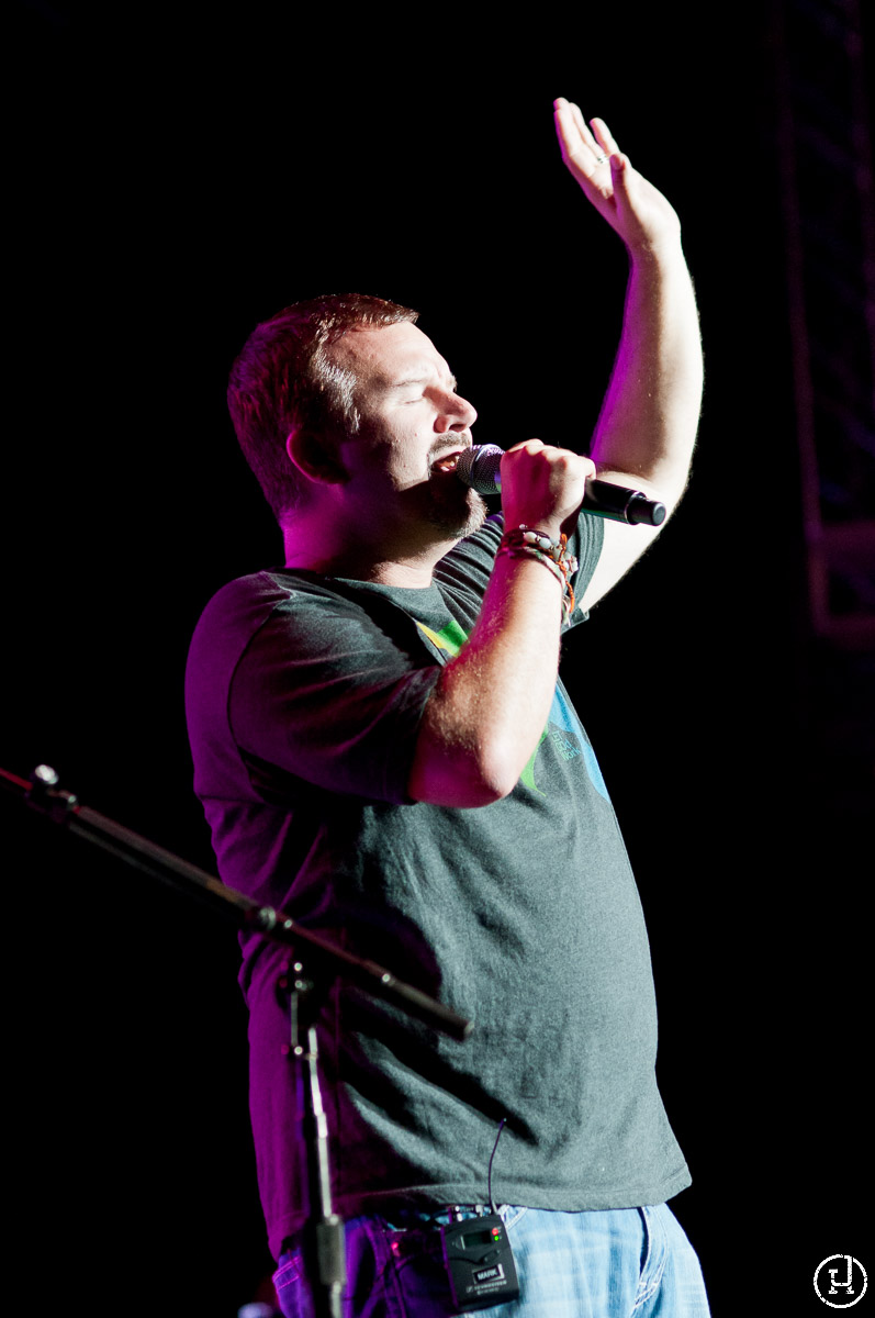 Casting Crowns perform at the Iowa State Fair in Des Moines, IA on August 11, 2011 (Jeff Harris)