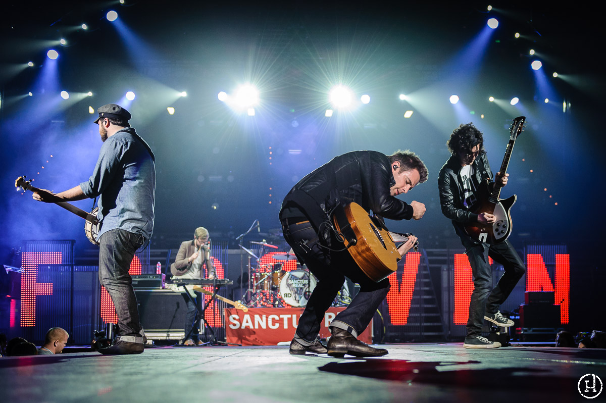 Sanctus Real perform on Winter Jam 2012 (Jeff Harris)