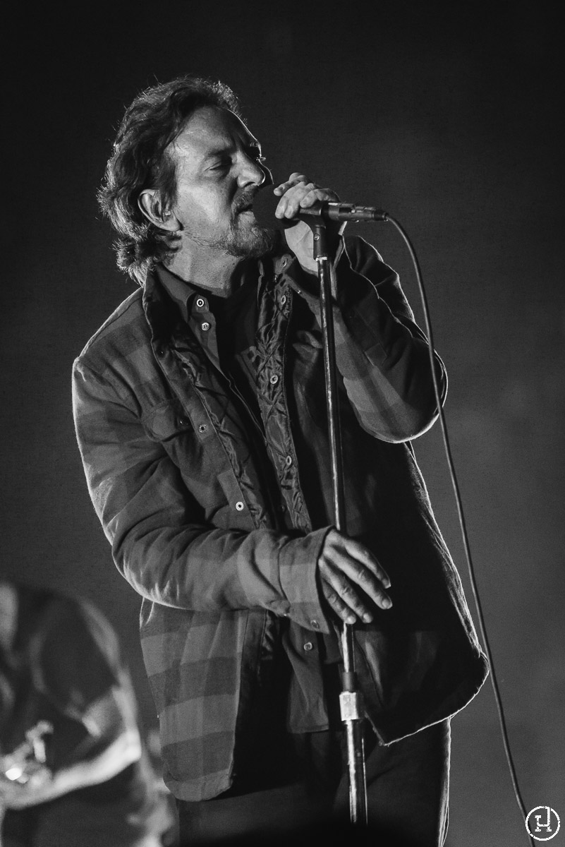 Pearl Jam perform at Joe Louis Arena in Detroit, MI on October 16, 2014