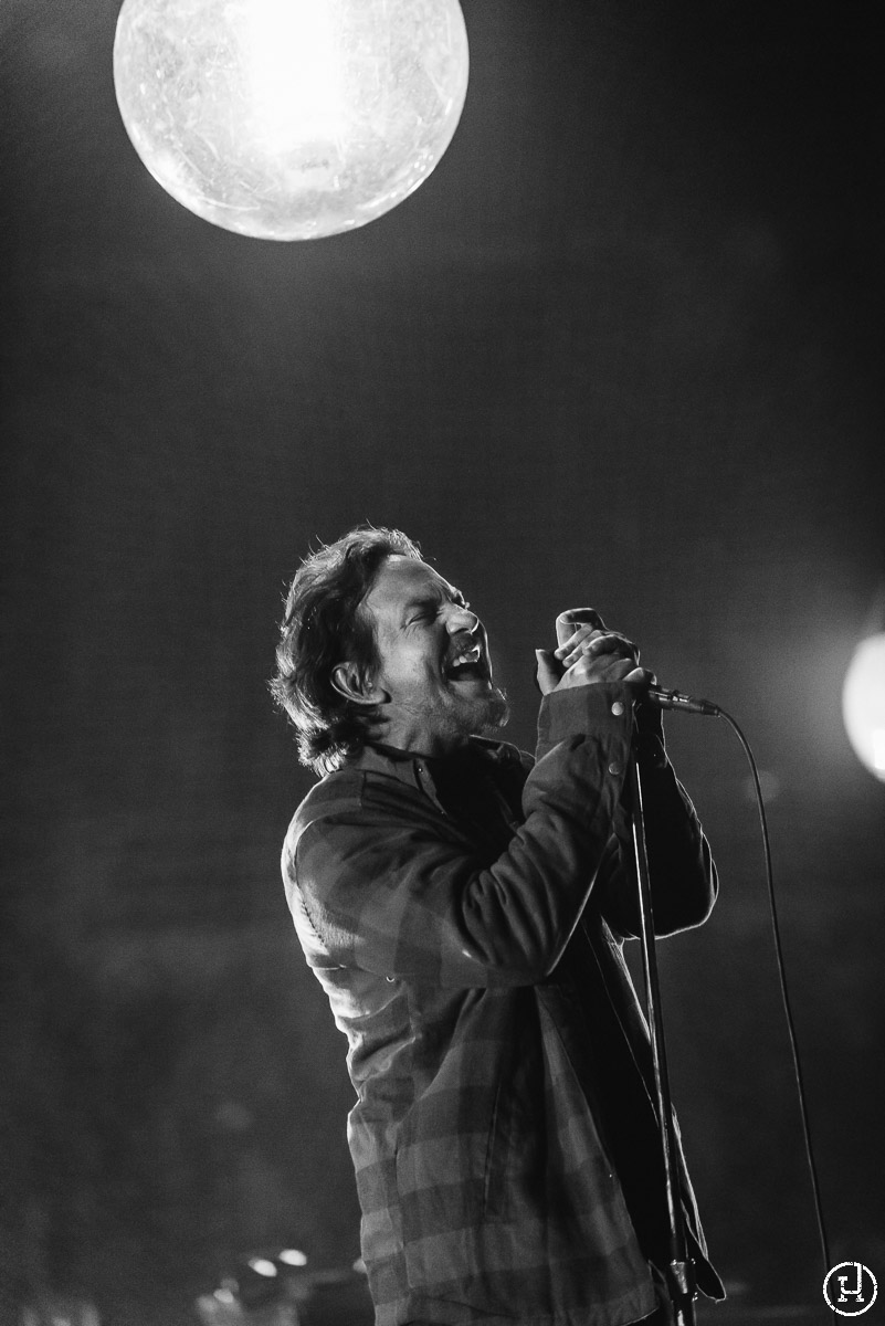 Pearl Jam perform at Joe Louis Arena in Detroit, MI on October 16, 2014