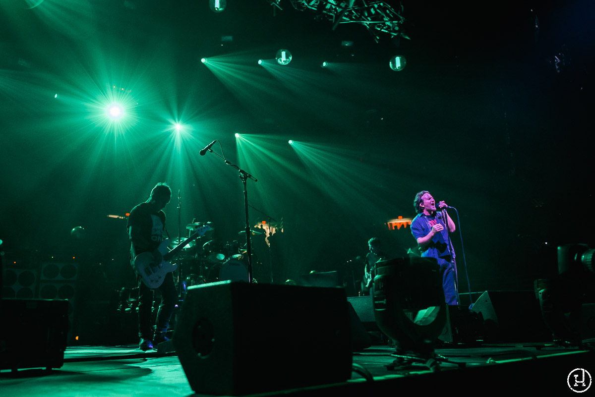 Pearl Jam perform at Joe Louis Arena in Detroit, MI on October 16, 2014