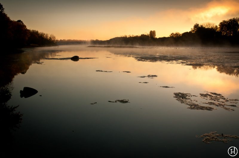 Sunrise at Sidecut Metropark in Maumee, OH