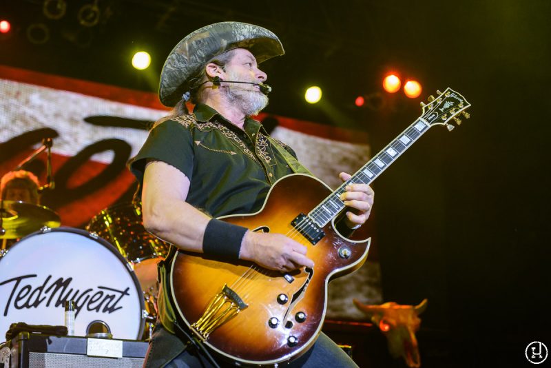 Ted Nugent performs at The Huntington Center in Toledo, OH on April 21, 2013 (Jeff Harris)