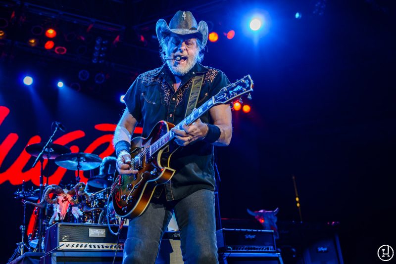 Ted Nugent performs at The Huntington Center in Toledo, OH on April 21, 2013 (Jeff Harris)