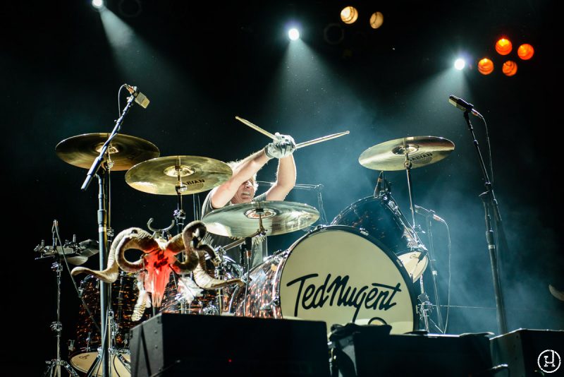 Ted Nugent performs at The Huntington Center in Toledo, OH on April 21, 2013 (Jeff Harris)