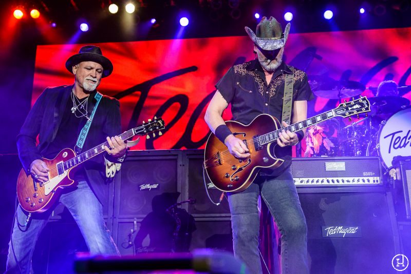 Ted Nugent performs at The Huntington Center in Toledo, OH on April 21, 2013 (Jeff Harris)